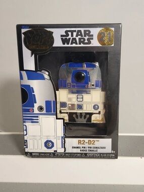 New And Sealed Funko Pop Oversize Enamel Pin R2-D2 Star Wars